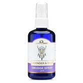 Lavender and Sage Smudge Spray 4oz for cleansing negative energy with soothing lavender and sacred sage, smokeless and travel-friendly room spray.